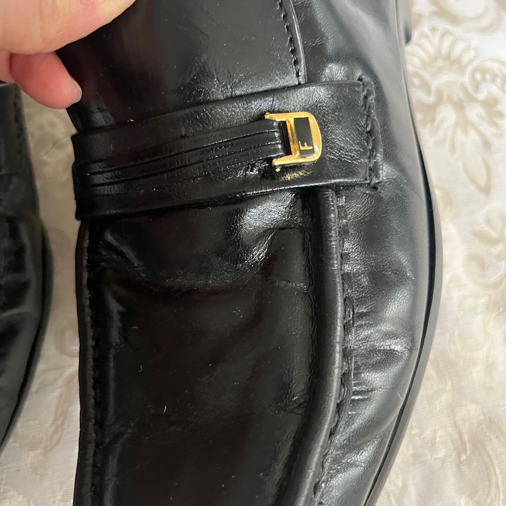 Florsheim leather black shoes for me man, size 8 - Picture 7 of 9